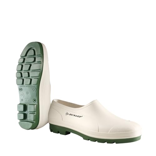 Dunlop Protective Footwear, B370411, Wellie Two-Tone Schuhe, Weiß/Grün, Größe 38 EU