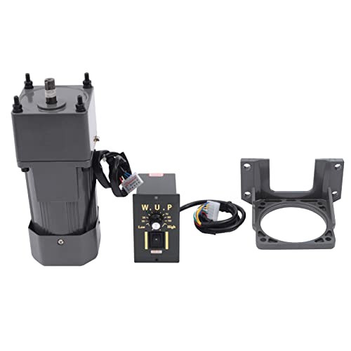 Motor Mit Frequenzumrichter, Drehzahl Stufenlos regelbarer Frequenzumrichtermotor mit Getrieberegler und Halterung 67RPM 90W 20K