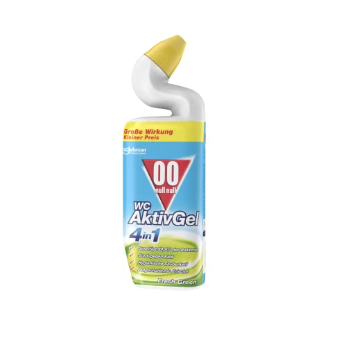 00 null null WC Aktiv Gel 4in1 Flüssiger WC Reiniger, Fresh Green, 1er Pack (1 x 750 ml)