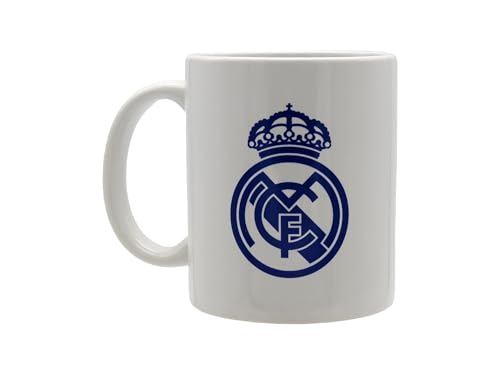 CyP Brands - Real Madrid, Tasse, Keramik, Geschirr, Frühstück, originelle Tassen, Weiß, offizielles Produkt