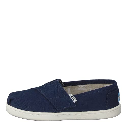 TOMS Unisex Kinder Alpargata Flache Slipper, MARINEBLAU, 24.5 EU