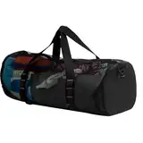Strandtasche aus Mesh – Sporttasche aus Netz, zylindrische Ausrüstungstasche | Faltbare Netz-Tauchtasche, große Netztasche zum Tauchen, Schnorcheln, Schwimmen,