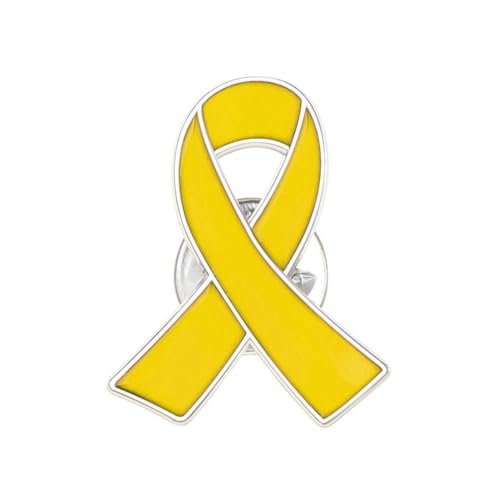 Bring Them Anstecknadel, Metall, gelb, Krebsbandnadel, israelische Geiselnadel, Unterstützung, Gesundheit, psychische Wohltätigkeitsorganisation, Kampagne, Bewusstseinsnadeln