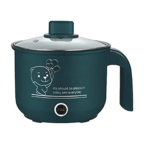 Sharplace Mini Hot Pot Ramen Cooker Antihaft-tragbare elektrische Mehrzweckpfanne für Home Office Dorm, GRÜN