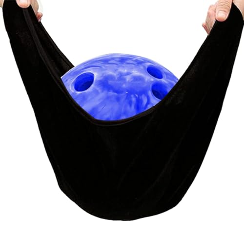 Bowlingball Reinigungsbeutel, Bowlingkugel-Polierer, 3-in-1-Bowlingkugel-Zubehör, Schutz, Poliertasche, Tuch, Zubehör, waschbar, saugfähig, für Kegel,