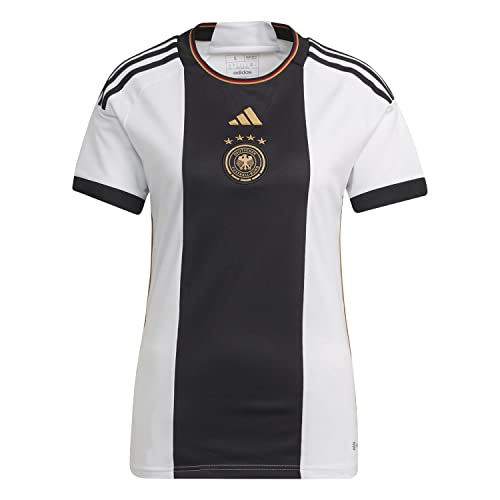 adidas Womens Jersey (Short Sleeve) DFB H JSY W, White, HF1474, 2XS