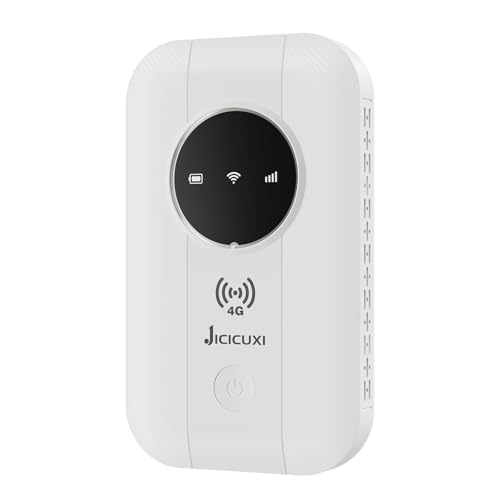 Mobiler WLAN Router, 4G LTE – Portable WLAN Hotspot für unterwegs, mobiler Hotspot 3650mAh Akku -Langer Akkulaufzeit, Typ-C Schnittstelle, mobiles Internet Ideal für Reisen, Zuhause und Camper