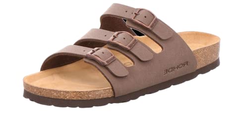 Rohde Damen, Frauen, Klassische Sandalen, Sandalen,Pantoletten,Sommerschuhe,Hausschuhe,Kork-fußbett,MOCCA,40 EU / 6.5 UK