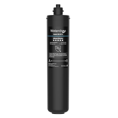 Waterdrop RF15 Ersatz-Filterkartusche für 15UA/15UB Wasserfilter unter der Spüle, reduziert PFOA/PFOS, PFAS, Blei, Chlor, schlechten Geschmack und Geruch, NSF/ANSI 42 zertifiziert, 70.000 Liter