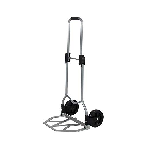 sogesfurniture Aluminium Sackkarre Transportkarre klappbare Handkarre, mit kostenlosem Gummiband für Fixieren der Gegenstände, bis 70kg Tragkraft, BHEU-KT-2021