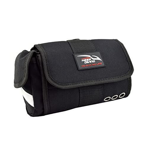 NGCG Strapazierfähige Tauch-Aufbewahrungstasche, tragbare Tauchmaske, Tasche, Schnorchelausrüstung für und Schnorcheln, Tauchtasche, Rucksack für Unterwassersammeln, klein, schwarz