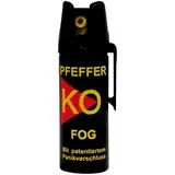 Ballistol Unisex – Erwachsene Verteidigungssprays Pfeffer KO Fog Abwehrsprays, 50 ml