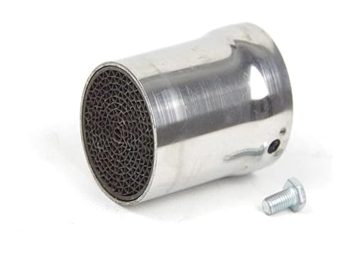holohol Motorrad-Auspuffrohr Schalldämpfer Für Universal 35mm 42mm 45mm 48mm 51mm 60mm Motorrad Auspuff Katalysator DB Killer Schalldämpfer Lärm Sound Eliminator(A1 48mm Cata)
