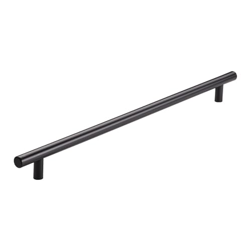 SOTECH Möbelgriff G17 BA 320 mm Ø 12 mm Edelstahl SS201 schwarz pulverlackiert, Küchengriff Bügelgriff - perfekt für vielfältige Wohnraumgestaltungen
