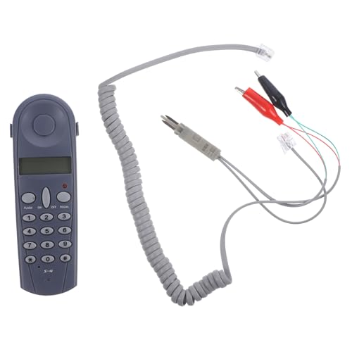 1Satz Telefonnetz Kabeltester mit Umfangreichem Zubehör Drahttestwerkzeug für Einfache Installation Büro Zuhause Einkaufszentrum
