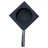 Hochreine Graphit-Barrenform mit Griff für Gold, Silber, Kupfer, Wärmeleitfähigkeit, einfaches Herauslösen, Edelmetalle, Schmelztiegel, Metallveredelung & – 3 kg