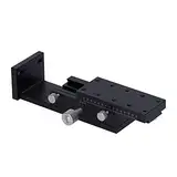 Z-Achsen-Schiebetisch, ZDTS90 Z-Achsen Manueller Lineartisch 40 X 90 Mm Trimmlager-Tuning-Plattform Schiebetisch-Getriebeknopf, Linearrollenlager
