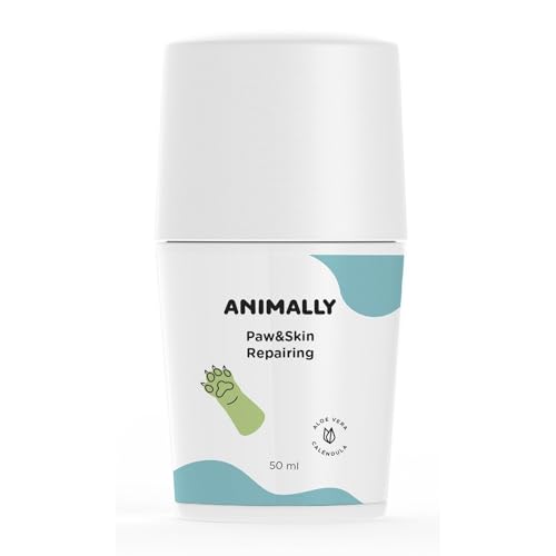 Animally Paw & Skin 50 ml. Pfotenbalsam, Nasenbalsam Hund & Katze als Stick I Pfotenschutz bei empfindlichen und rissigen Pfoten I Natürliche Inhaltsstoffe mit Aloe Vera und Calendula-Extrakt.