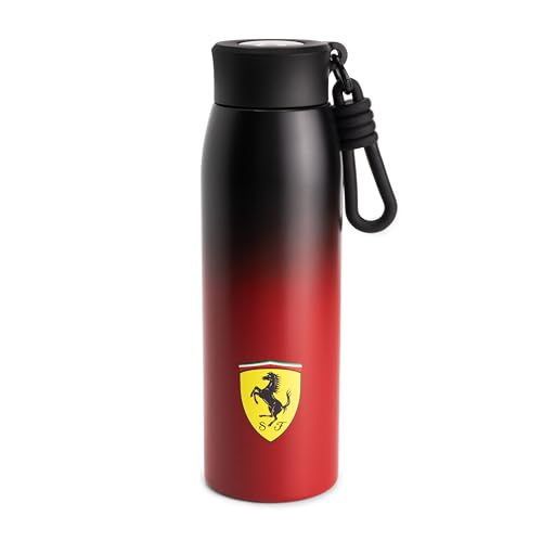 Scuderia Ferrari Logo Wasserflasche Rot - Größe: 600ML