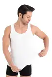 UNDEREA 5er Pack Herren Tank Top Classic Unterhemd - gekämmte Feinripp 100% Baumwolle (DE/NL/SE/PL, Alphanumerisch, L, Regular, Regular, 3 x Weiss)