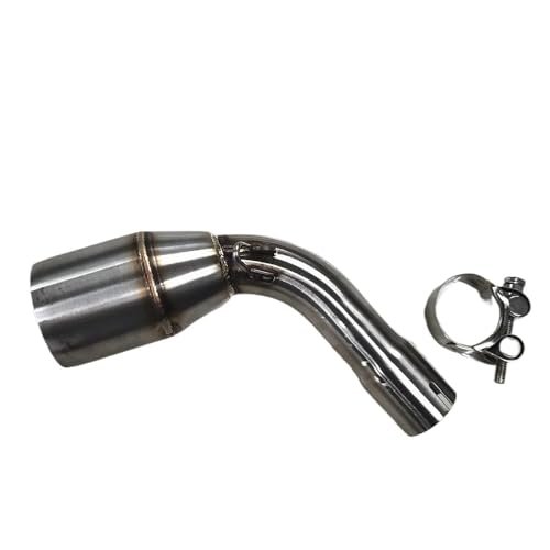 ZSKSJHSJ Motorrad Schalldämpfer KOMPLETTSYSTEM AUSPUFF FÜR Benelli Für TNT 125 135 Für TNT125 Für TNT135 Motorrad AUSPUFF SCHALLDÄMPFER VORNE Rohr Motorrad AUSPUFF Auspuffkrümmer