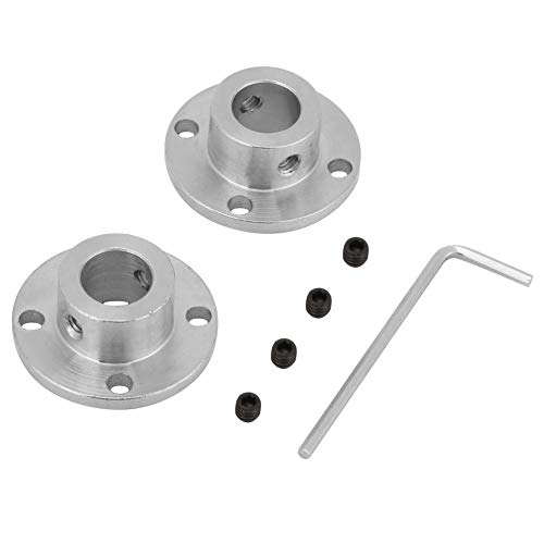 Flanschkupplung 12mm, 2 Stück M4 Galvanisierte Wellenkupplung Flanschverbinder ID 12mm OD 18mm, Hauptsächlich Verwendet für DIY Teile RC Modellmotoren