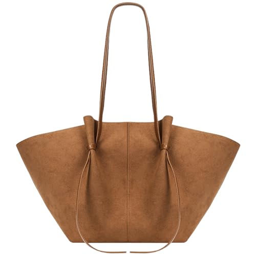 GSenhui Handtasche Tote Bag Kunstleder Groß Kapazität Shopper Tasche Gross Schultertasche Henkeltasche Shopping Bag mit Zwei Welsschnurrhaare Tragetasche für Einkaufe Schwarz