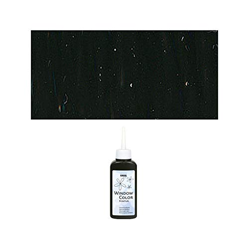 Glas-Design Windowcolor-Konturenfarbe 80ml Schwarz [Spielzeug]