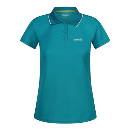 Regatta Damen Women's Maverick V Active Polo Shirt Polohemd, blau, 36