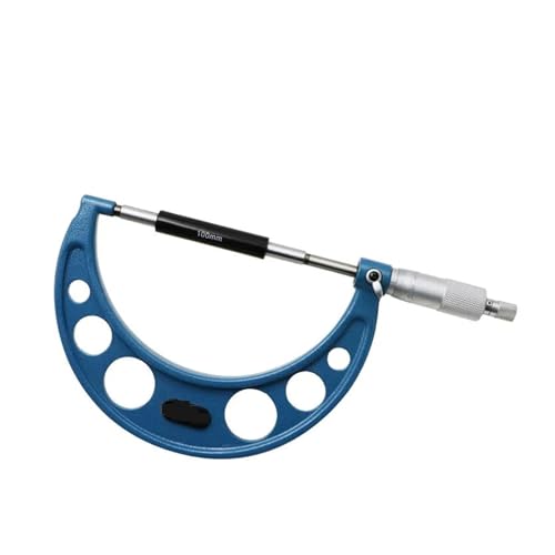 Mikrometer, 100–125 mm hochpräzise Sonde aus gehärteter Legierung, Außenmikrometerlehre, Mikrometer-Messwerkzeug, 0,01 mm