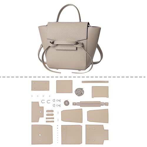 POPSEWING DIY Ledertasche Kit, Designer Gürteltasche für Frauen, DIY Schultertasche für Erwachsene, inspirierte Tasche für Mädchen, personalisierte Geschenke (DIY Kits)