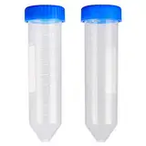 stonylab 25 Stück Konische Zentrifugenröhren, 50ml Polypropylen Abgestuft Konische Zentrifugenröhrchen mit Schraubverschluss, Conical Centrifuge Tubes (50ml, 25 Packungen)