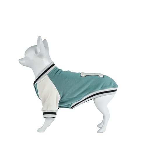 IZOCOOL - Hundepullover Fleece Hundepullover Groß Hunde Sweatshirt, Warm und Leicht, Leicht zu Tragen (Grün, M)