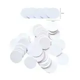 MIELEU 5/10pcs Ntag216 NFC Coin Card 13.56MHz Ntag 216 RFID Cards Smart Card NFC Tag for All NFC Phones 25mm Diameter(10pcs)