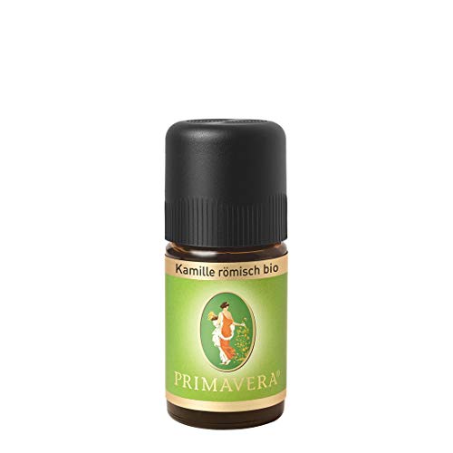 PRIMAVERA Ätherisches Öl Kamille römisch bio 5 ml - Aromaöl, Duftöl, Aromatherapie - beruhigend, stabilisierend, aufbauend - vegan