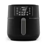 Philips Airfryer 5000 Connected Series – 16 Arten der Zubereitung, 7,2 l Fassungsvermögen, Rapid Air Technologie für gesunde Mahlzeiten, energiesparend, leicht zu reinigen (HD9285/90)