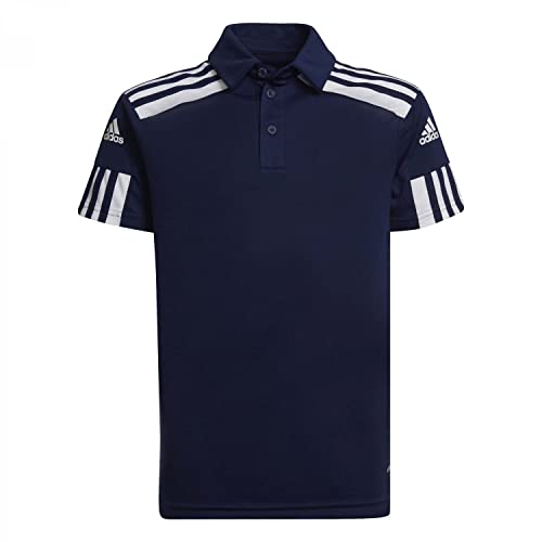 adidas HC6274 SQ21 Polo Y Polo Shirt Unisex Team Navy Blue/White Größe 1314