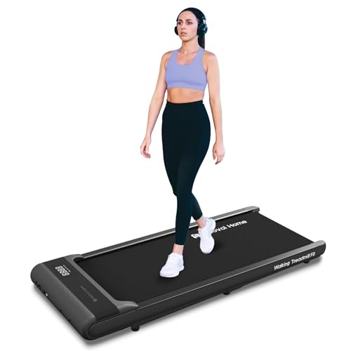 Mobvoi Walking Pad Untertisch-Laufband, Tragbar, klein, 2-in-1-Laufbänder für Zuhause und Büro, Walking-Jogging-Laufband, Zwift Kinomap mit LED-Display, Fernbedienung, 6 km/h, Platzsparend