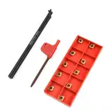 8mm S08K-SCLCR06 Drehwerkzeug Drehmaschine Bohrstange mit 10pc CCMT060204-HM Einsätzen