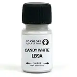 SD COLORS Candy White LB9A B9A B4 Ausbesserungsfarbe, 15 ml, Reparaturpinsel, Farbcode LB9A B9A B4, Candy White (nur lackieren)