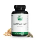 Nattokinase | 40.000 FU/g | 100 mg pro Kapsel | 365 Kapseln | Hochdosiert | Vegan | 1 Jahr Vorrat | Green Naturals®