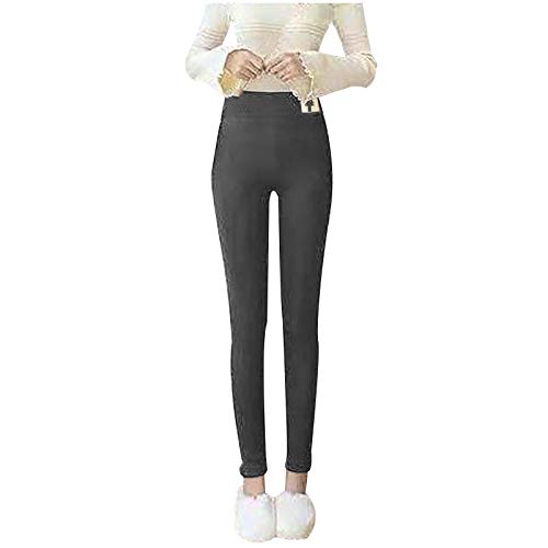 MILAX Mädchen Drucken Kaschmirhose Damen Unterhosen Warme Yogahose Gefüttert Thermohose Grosse Grössen Elastische Strumpfhosen Freizeithose Winter Thermal Pants Herbst Winter Trekkinghose Wanderhose