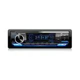 Caliber Autoradio Bluetooth 1DIN, DAB+/FM Tuner, 4x100W, USB/Micro SD, 2.1A Ladefunktion, Aux-in, Freisprecheinrichtung, Externes Mikrofon, RCA Ausgang, Lichtshow MP3/WMA/APE/FLAC/AAC