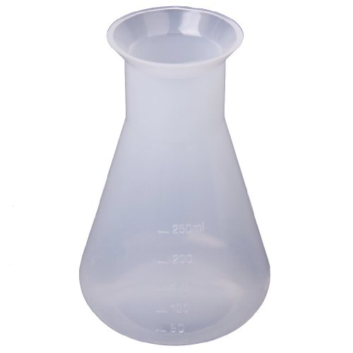 sunn Kunststoff Transparent Labor chemische Erlenmeyerkolben Behaelter Flasche - 250ml