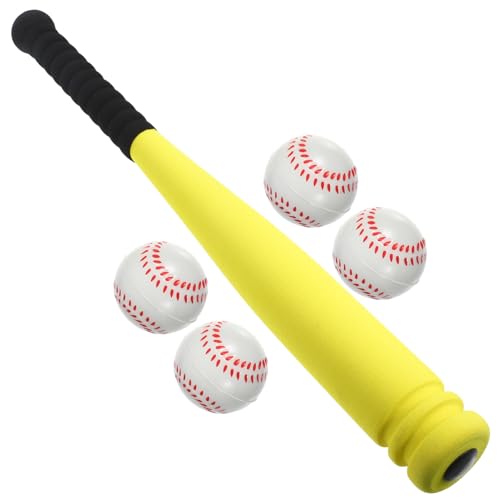 Kinder-Baseballschläger Aus Schaumstoff Spielzeug Mit 4 Bällen 21 Zoll Jugend-Baseball-Set Sicherheitssportschläger Aus Kunststoff Für Kinder Kleinkinder Jungen Mädchen