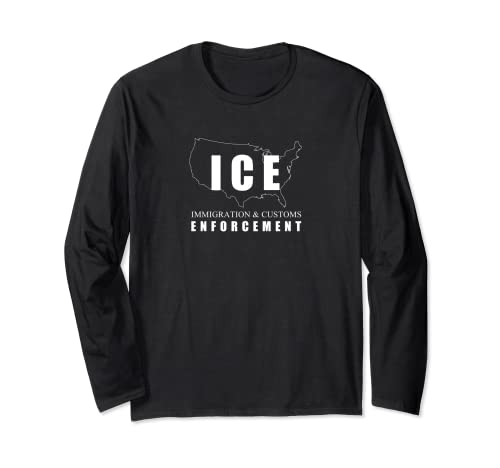ICE-Polizeikleidung für Einwanderungsbehörden und Zollbehörden Langarmshirt