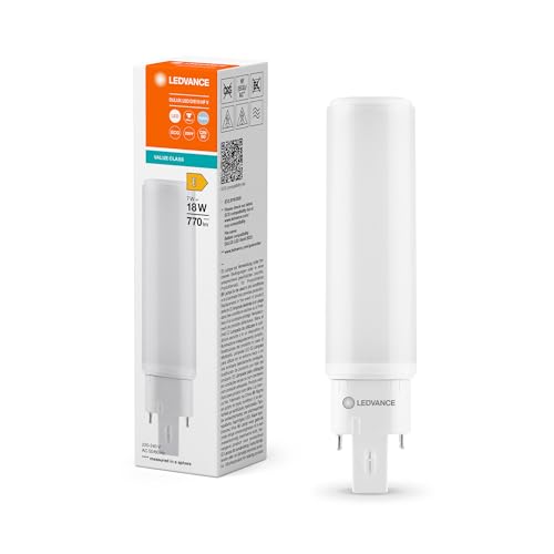 Ledvance Allgemeinbeleuchtung Dulux Led D/E18 7W 840 G24Q-2 4000K Ersetzt 18W