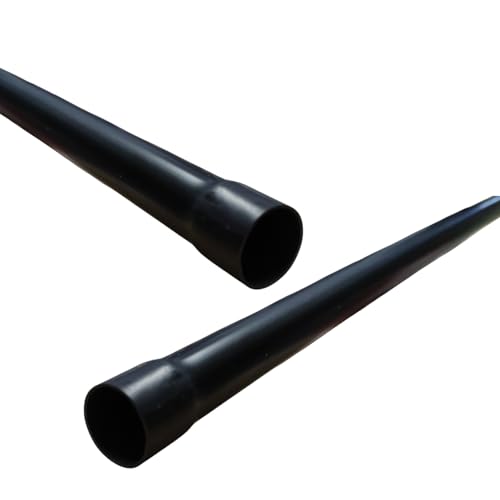 Elektrorohr Starre schwarze Elektroinstallationsrohr mit Kelchform Durchmesser 25mm 2M