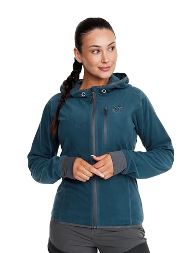 RevolutionRace Trekker Hoodie für Damen, perfekt für Wanderungen und Outdoor-Abenteuer, Moonlit Ocean, M