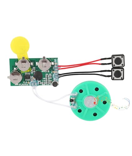 Wiederaufzeichnbares Sound-Chip-Modul, Grußkartenchip, zum Basteln, Chip-Modul für Musikaufnahme, 120 Sekunden, für Karten/Spielzeug